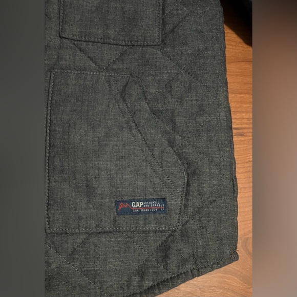 GAP Boys Denim Quilted chambray jacket - Picture 4 of 14